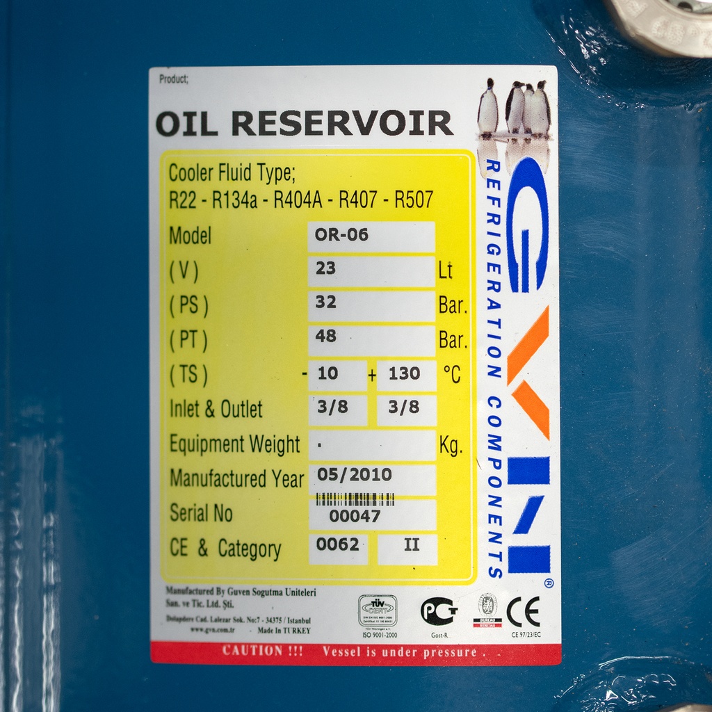 Oil reservoir OR-06 23L