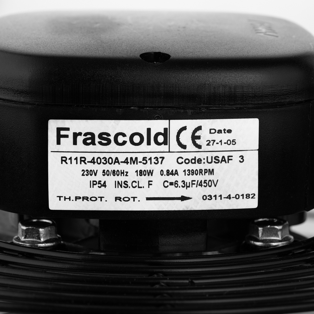 Fan Motor 400mm 230V Frascold R11R-4030A-4M-5137 Imevä