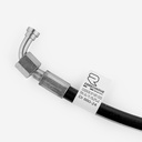 3/8" hose 071/07, 1000 mm lenght, straight fitting 3/8" FSAE - 90° female fitting 3/8" FSAE CO2