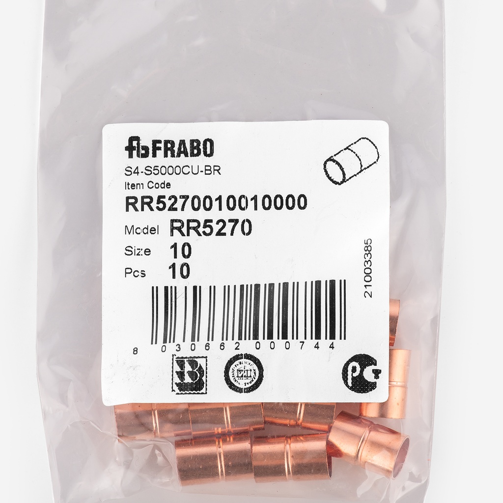 Straight coupling 10mm RR5270