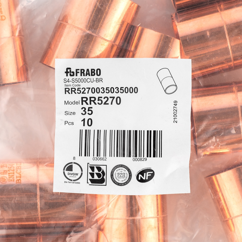 Straight coupling 35mm RR5270