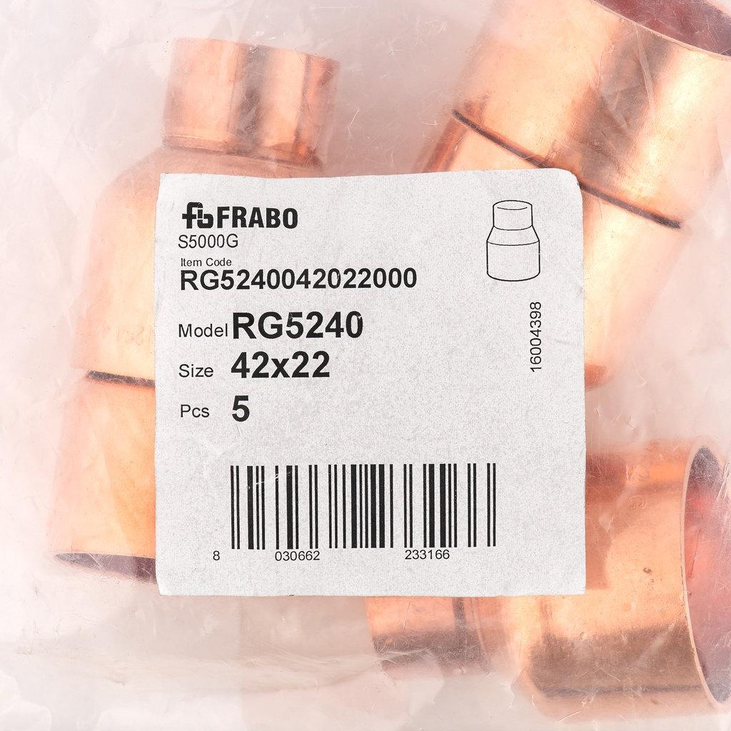 Reducing coupling - G-size RG5240 42X22 G-size