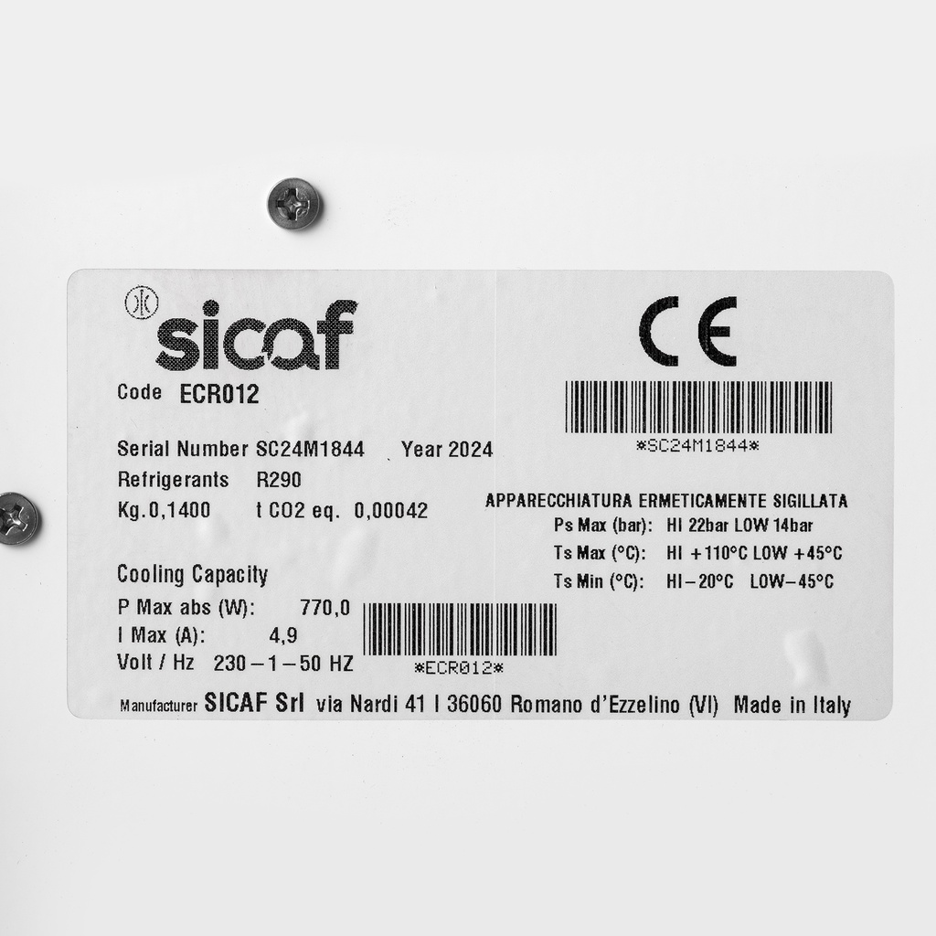 Monoblock MT Room, roof/evaporator -top, R290, MBP, 230V, 6,9m3 [0°C / +32°C]