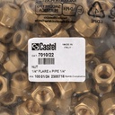 SAE flare nut 1/4" 7010/22 NS4-4