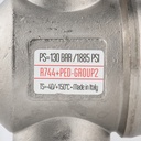 BV21KD15X0000 ball valve 2-way for R744 K-type DN15 with OD stainless steel connections