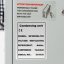 Condensing unit Coolent NF200SGL150 -35°C 0,96kW 1 1/2HP R404A 400V 