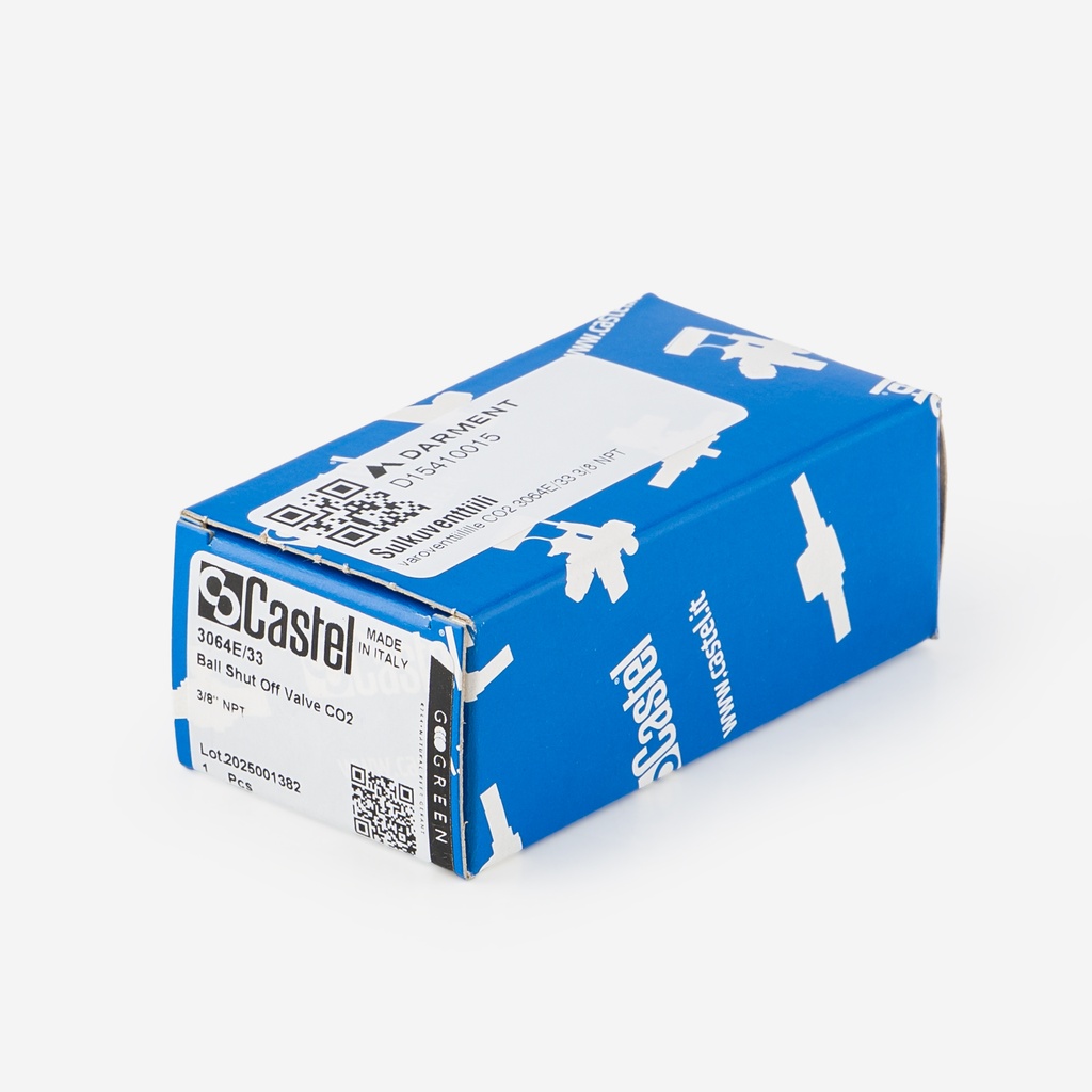 Ball Shut Off Valve CO2 3064E/33 3/8"NPT