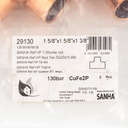 Ref hp tee 1 5/8"x1 5/8"x1 3/8"  129130158158138, 9149645