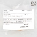 Safety valve D7/CS 1/4"NPT - 1/2"G 60bar Co2