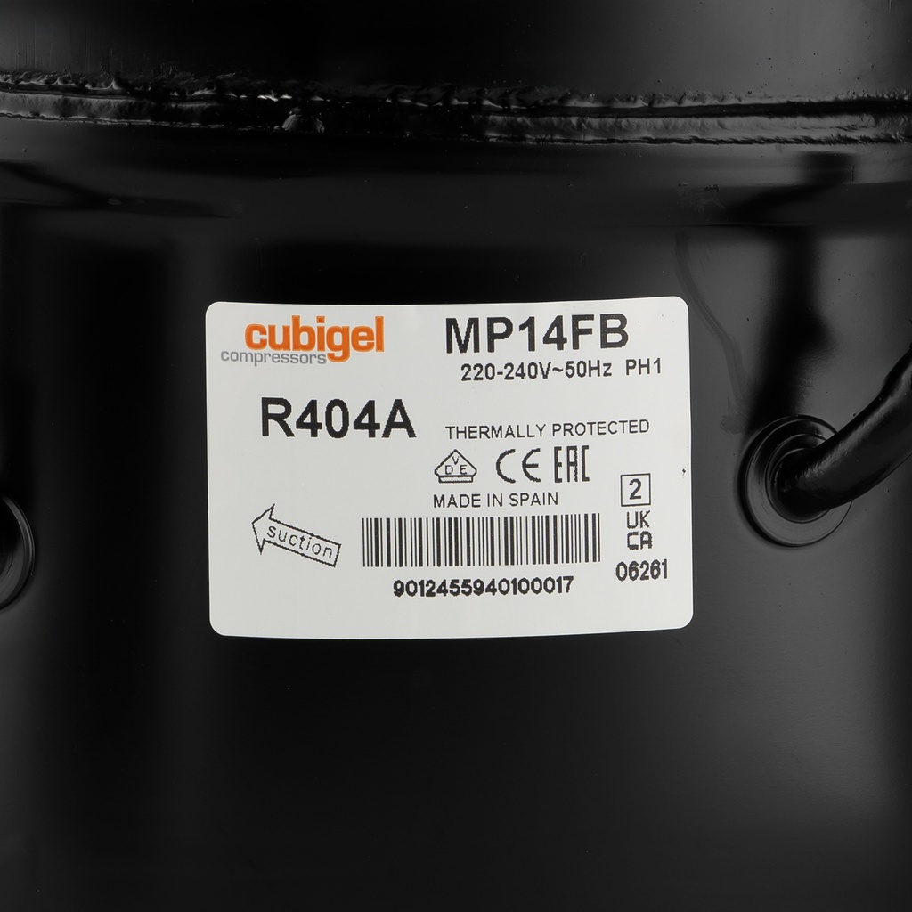 Compressor MP14FB 14,17cm³ R404A LBP 230V 1/2HP