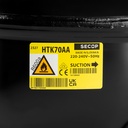 Compressor HTK70A/HTK70AA 6,64cm³ R600A LBP 230V 1/8HP