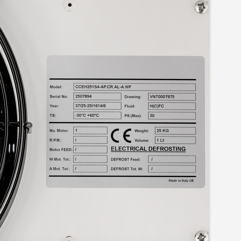 Evaportor Refteco REC 0251 D4A4S EC 1,8kW Dt8K, R454C