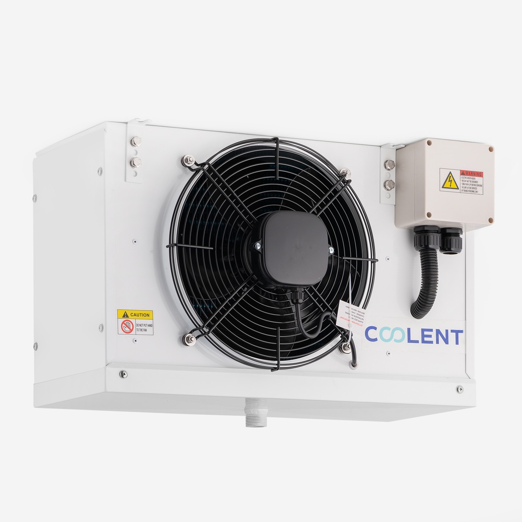 Evaporator Coolent LFJ1000 1,00kW -25°C/dt7 R404A F/F/F 6mm electric defrost