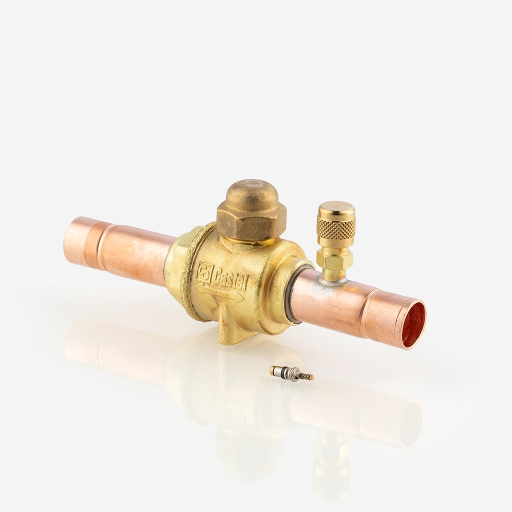 Ball valve ODS 15mm + schrader   6570/M15A