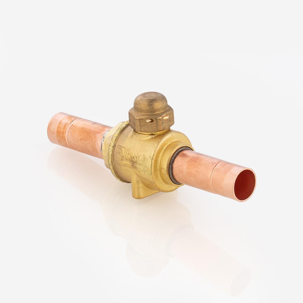 Ball valve Co2 60bar 5/8"-16mm ODS