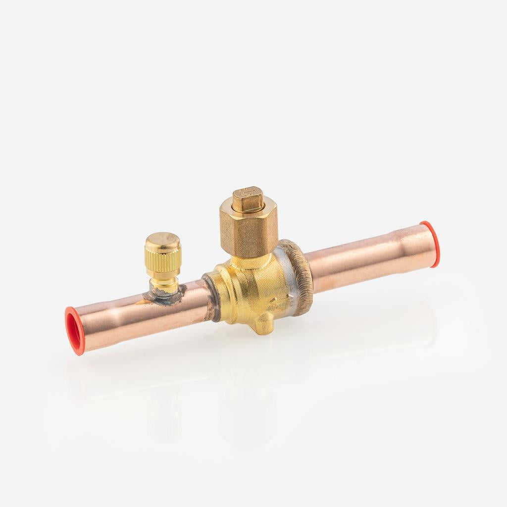 Ball valve ODS 15mm 45bar 601017687 HFC/CO2 with schrader 