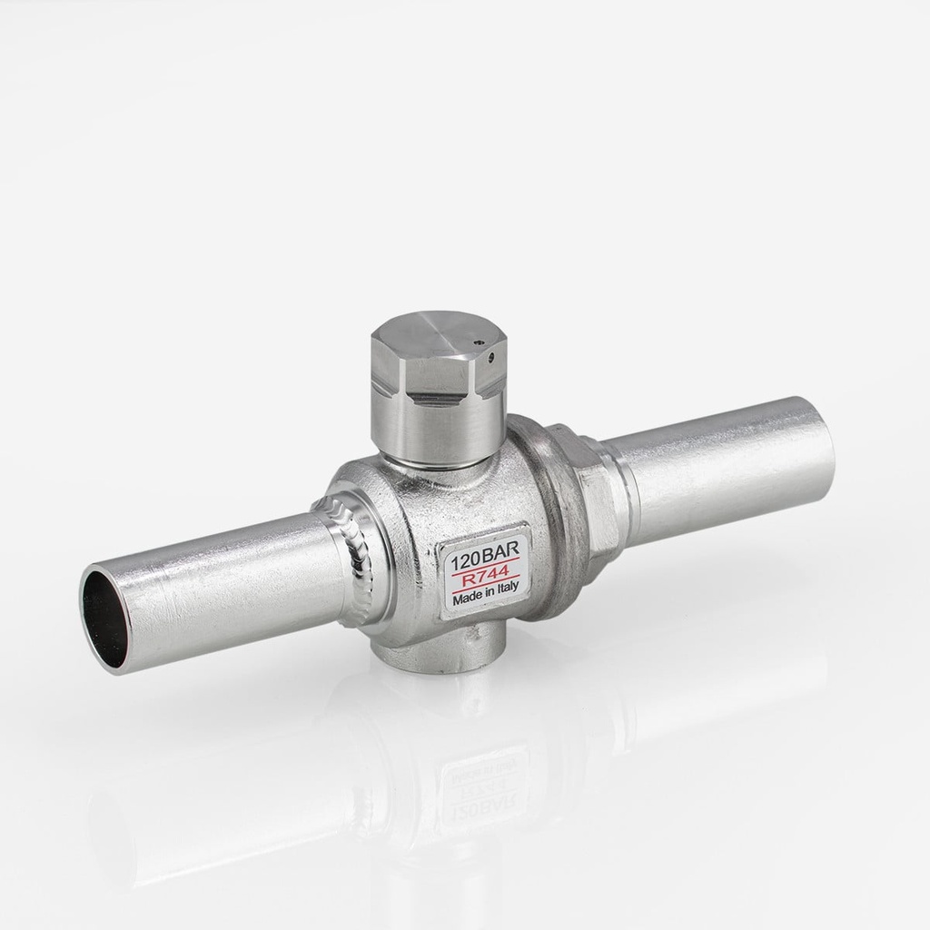 Ball valve STS ODS 22mm REF1.1.N.K.D20.120 120bar