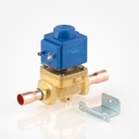 Solenoid valve with coil (Poly)  1078N/4A6 1/2"-ODS 240V