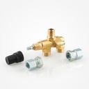 Changeover valve Castel 3032/44 1/2"-NPT