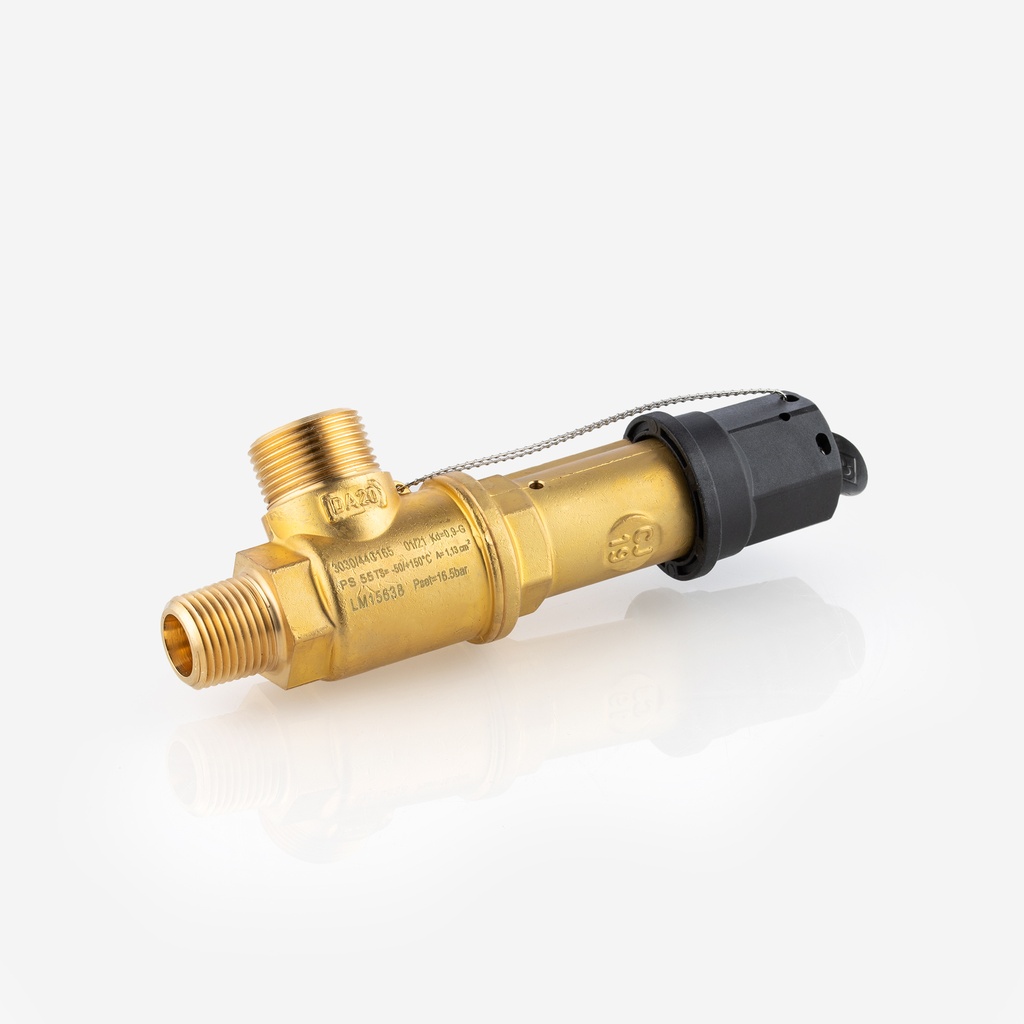 Safety valve 1/2"-NPT 3/4"-G 3030/44C 16,5bar
