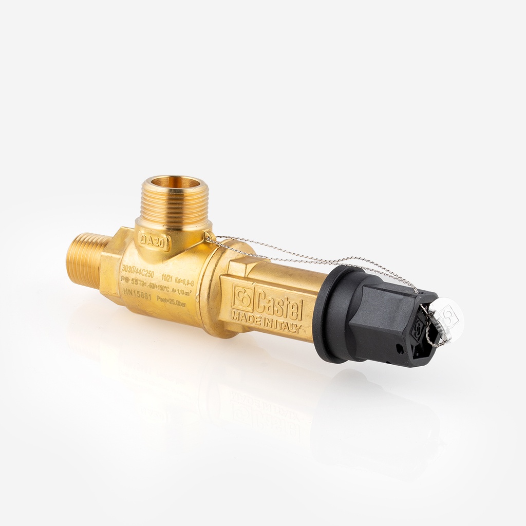 Safety valve 1/2"-NPT 3/4"-G 3030/44C 25bar