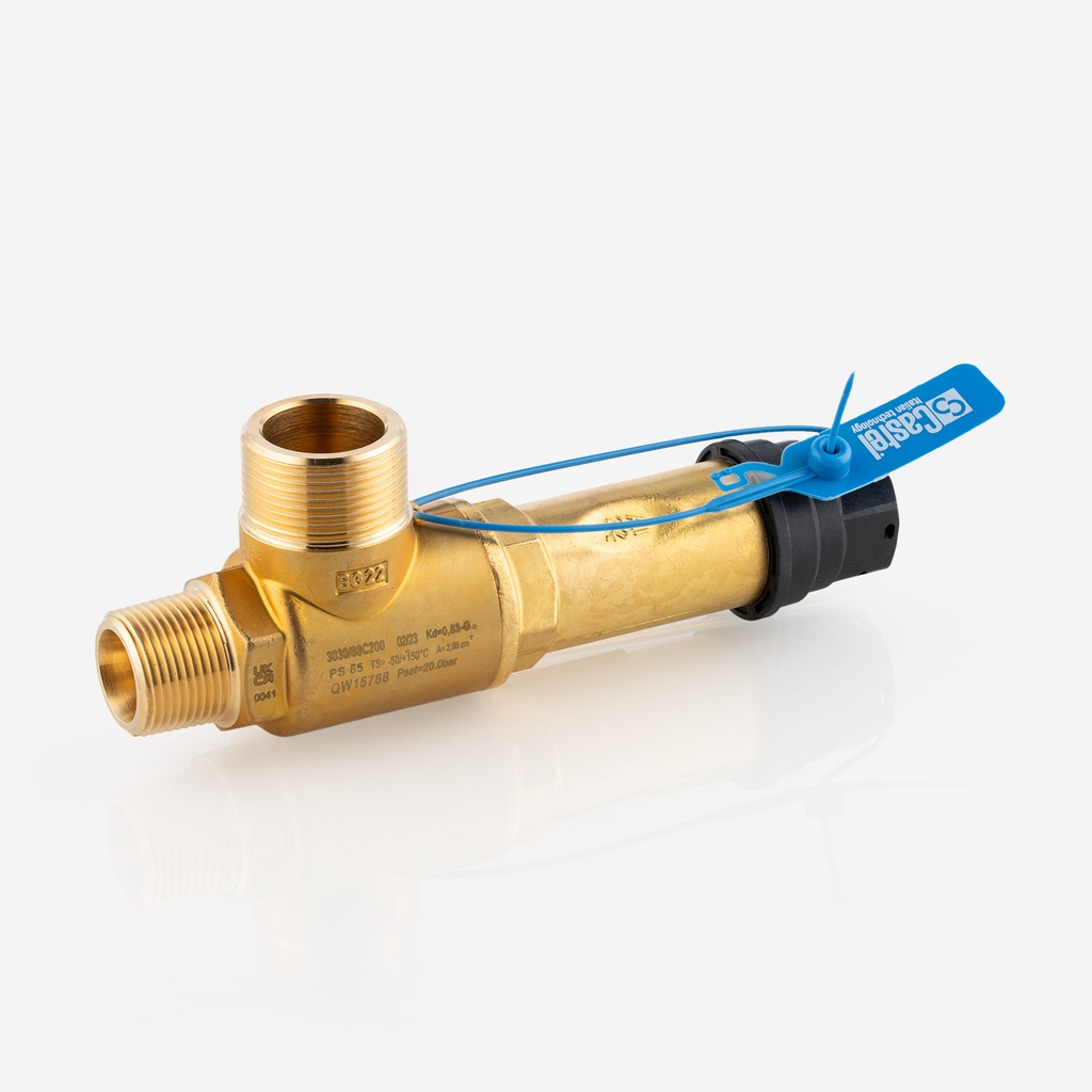 Safety valve 1"-NPT 1 1/4"-G 20bar