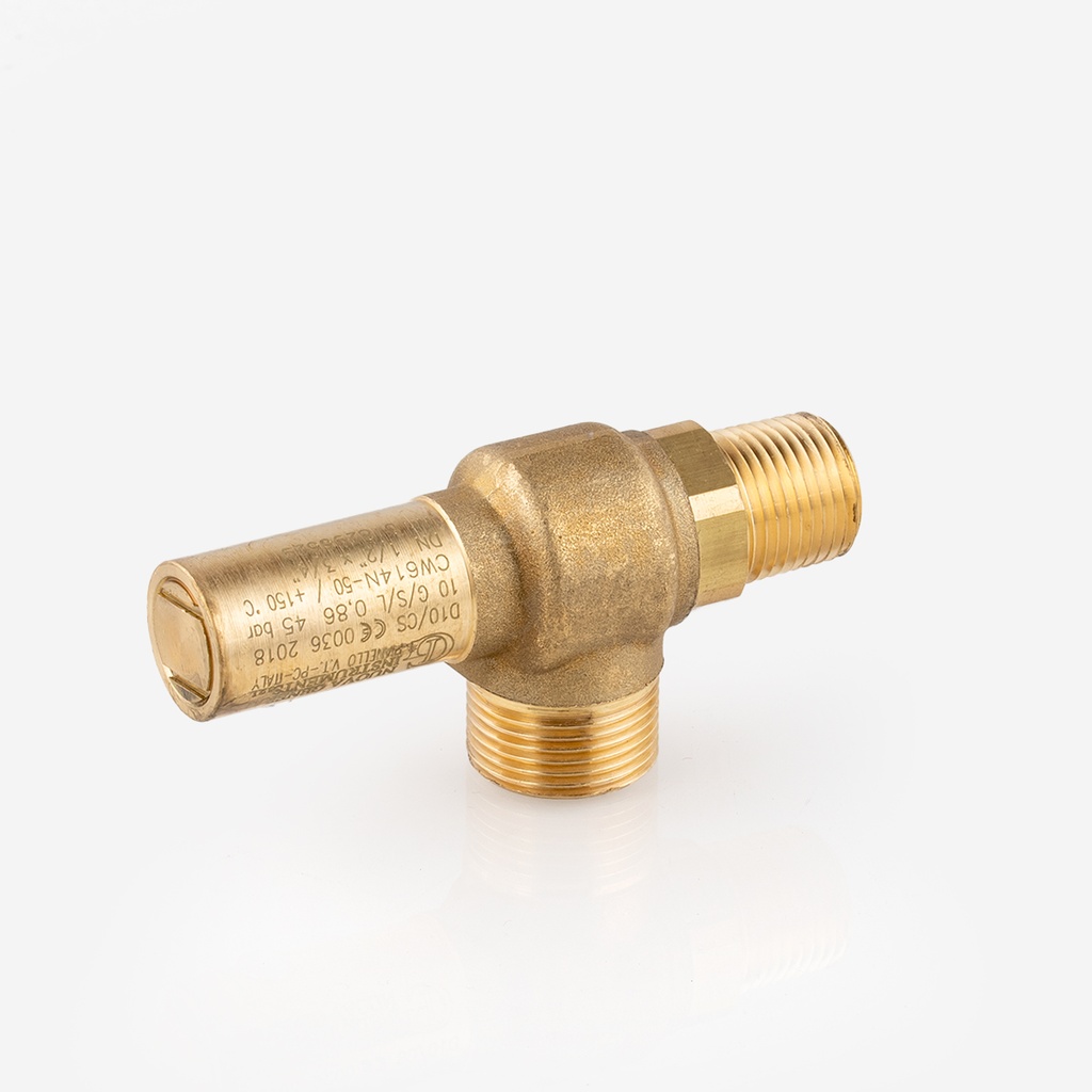 Safety valve 1/2"-NPT 3/4"-G D10/CS CO2 45bar