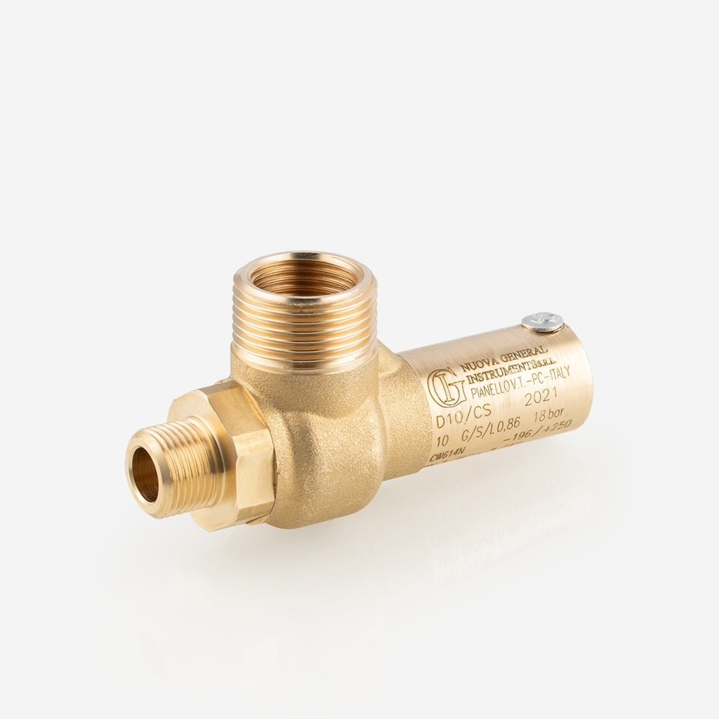 Safety valve G 3/8" - G 3/4" 18bar