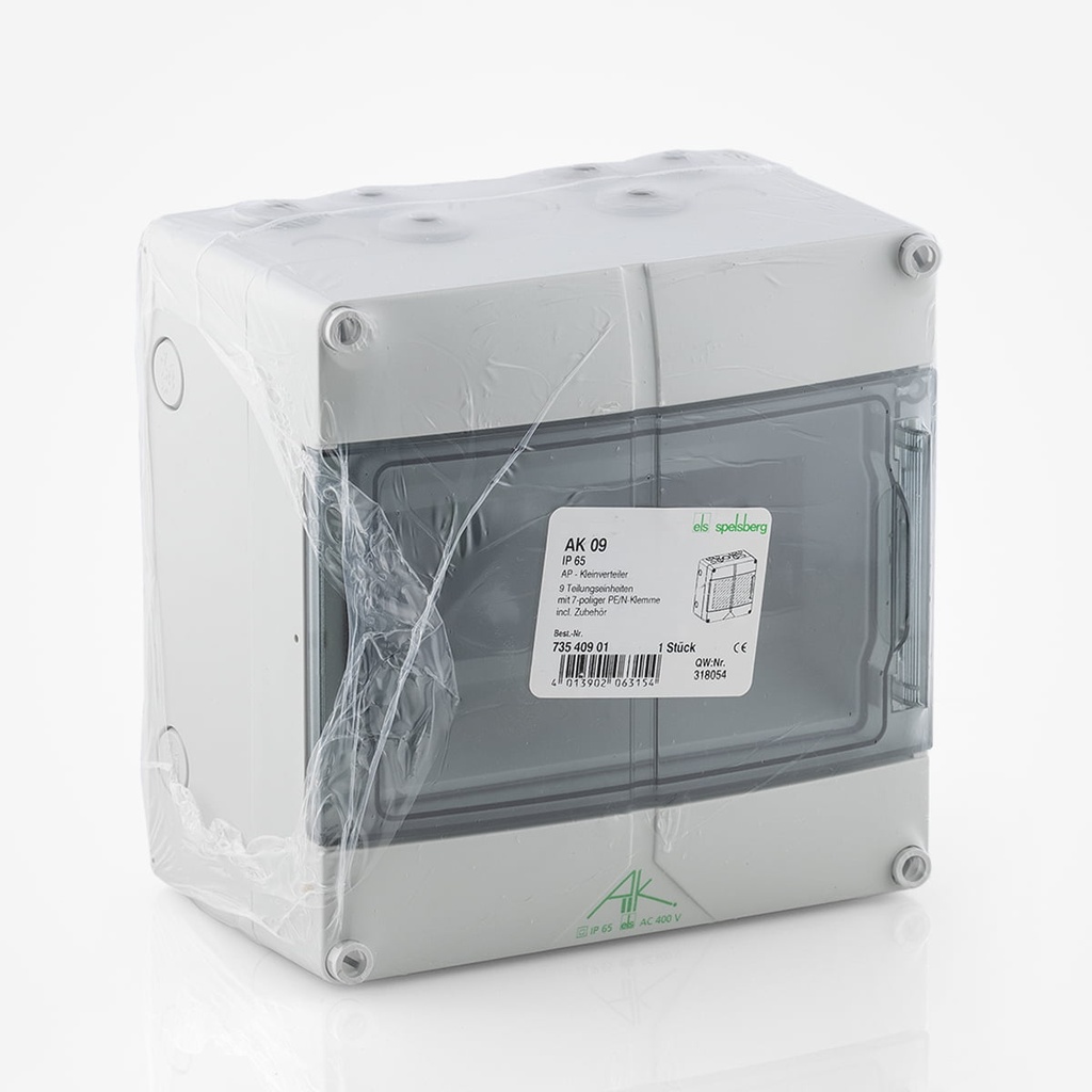 Cover for electric distributor   S3429609 AK09 1x9 mod.