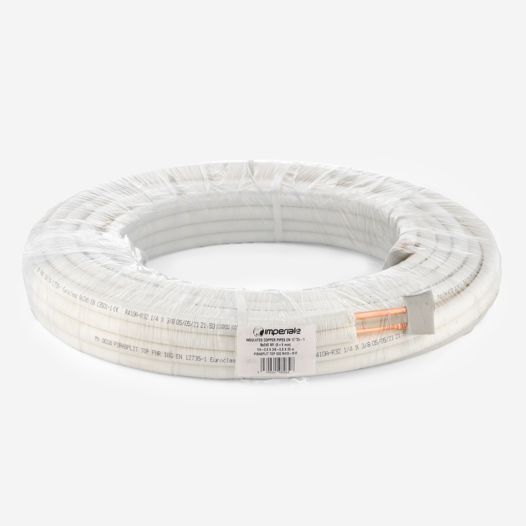 Kaksoiskuparikieppi eristetty 1/4"-3/8" -20m AP-23