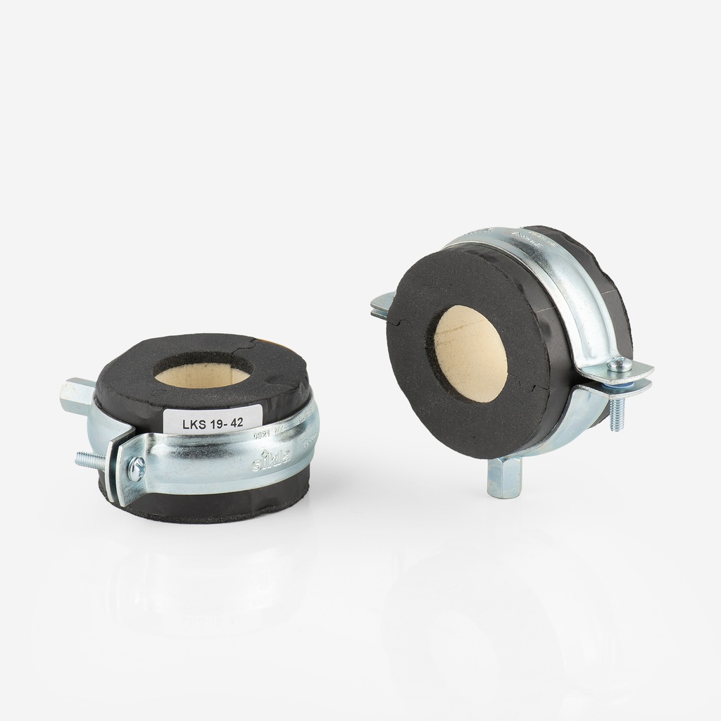 Refrigeration pipe clamp 19x42mm