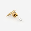 Tee (SWS) for 2 house conn. 2,0mm+swivel nut