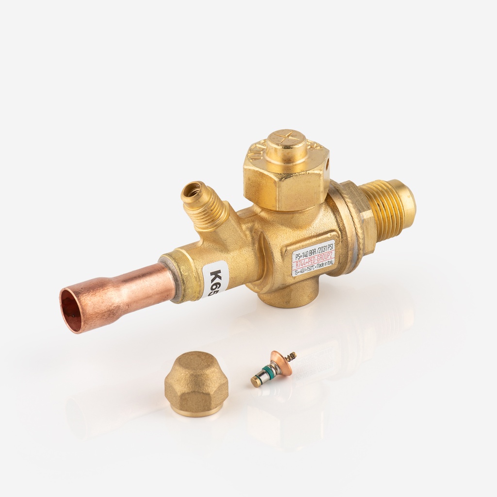 Ball valve 1/2"-ODS 1/2"-SAE CO2