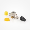 Rotalock valve 1" - 5/8" SAE (1 x 1/4" SAE)