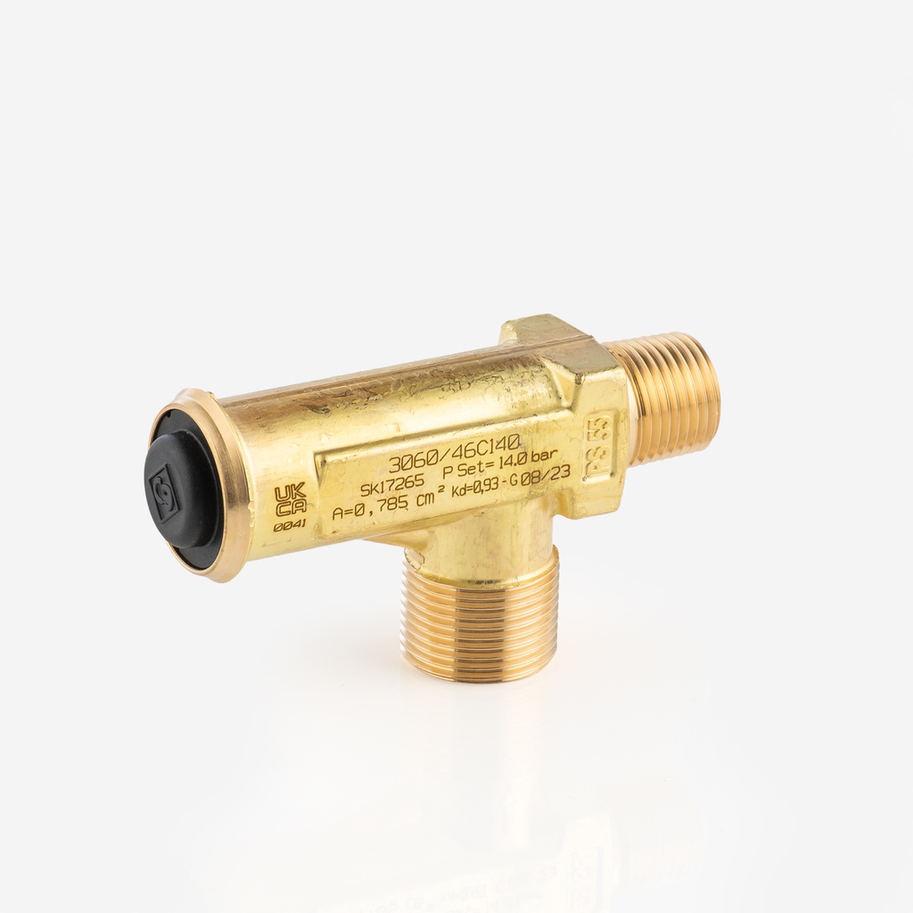 Safety valve 1/2"-NPT 5/8"-SAE  