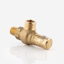 Safety valve 60bar Co2 D7/CS 3/8"NPT - 1/2" G