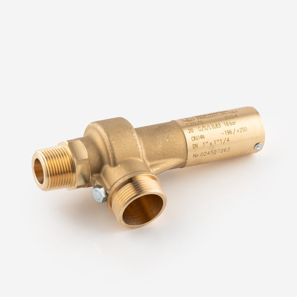 Safety valve 1"-NPT 1 1/4"-G G20/S 16bar