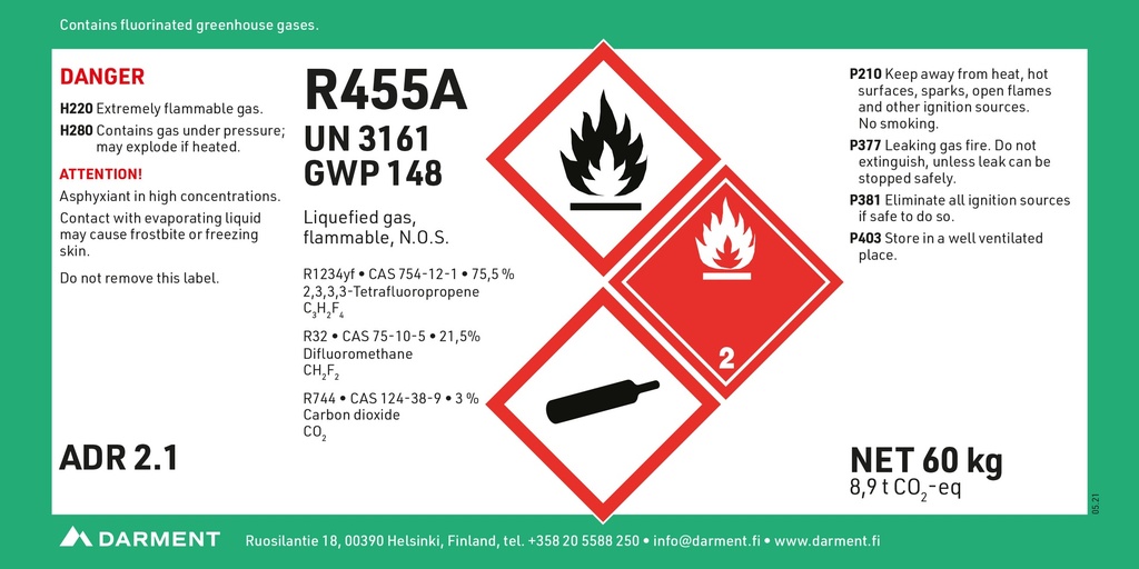 Refrigerant R455A