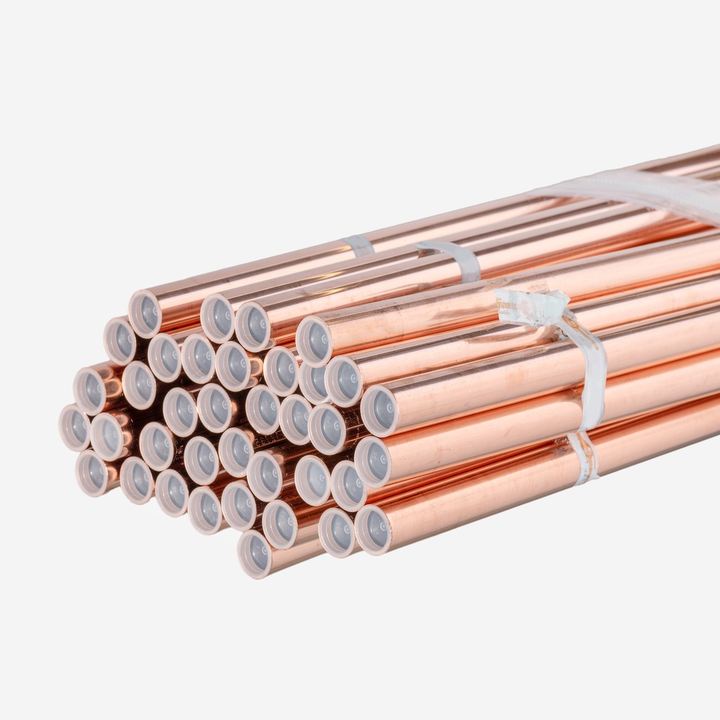 Copper Tube, 1 3/8"(34,92) x 2,35mm x4m, Green 80 bars, MWP 81bar