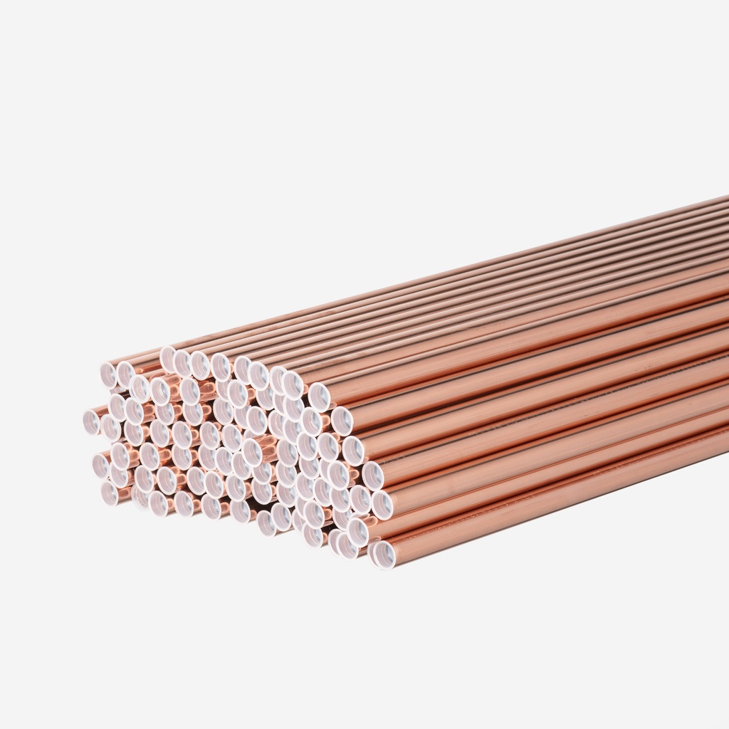 Copper Tube, 1 1/8"(28,57) x 2,80mm x4m, Green 120 bars, MWP 121bar