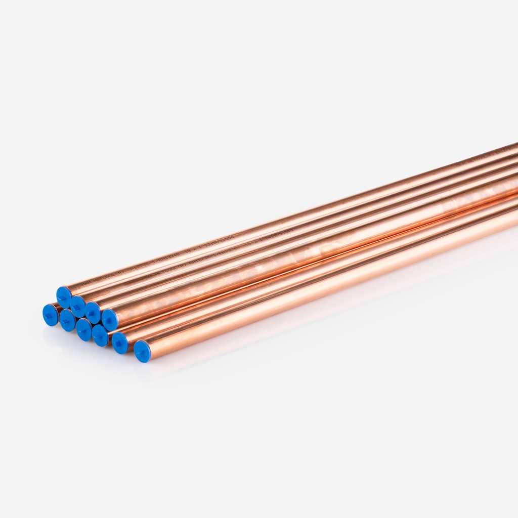 Refrigeration Copper Tube, 18mm x 1mm x 5m, MKM Hetcool