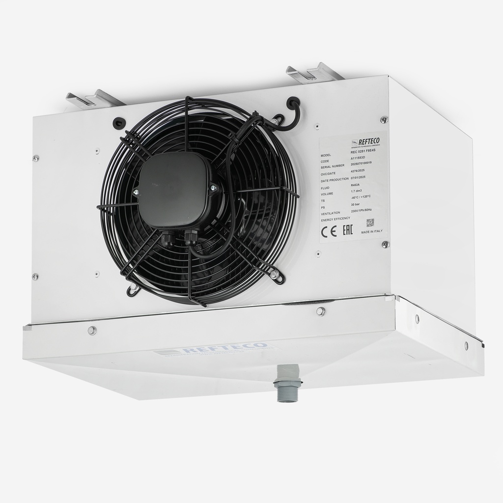 Höyrystin Refteco sähkösul. REC 0251 F8E4S 1,3kW Dt 7K, R452A