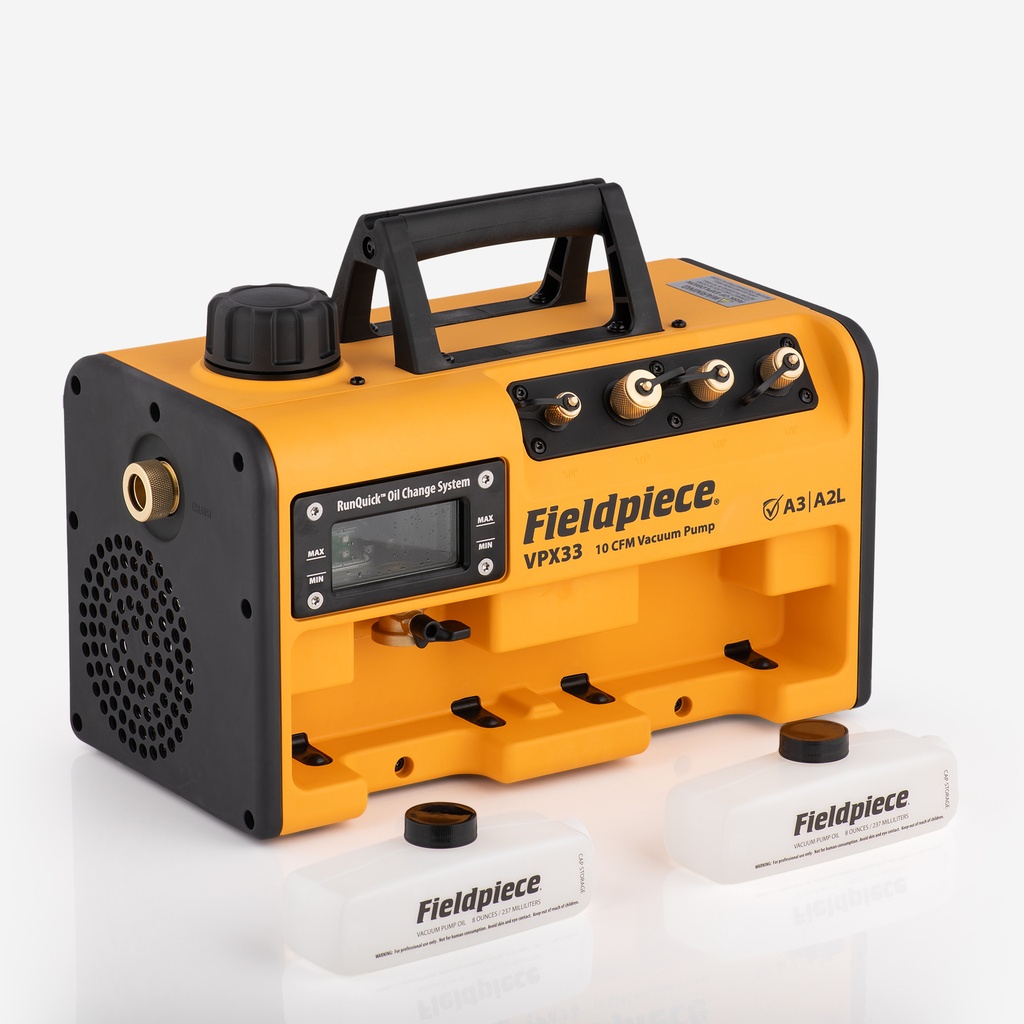 Vacuum pump two stage Fieldpiece VPX 10CFM (A3, A2L, A1)