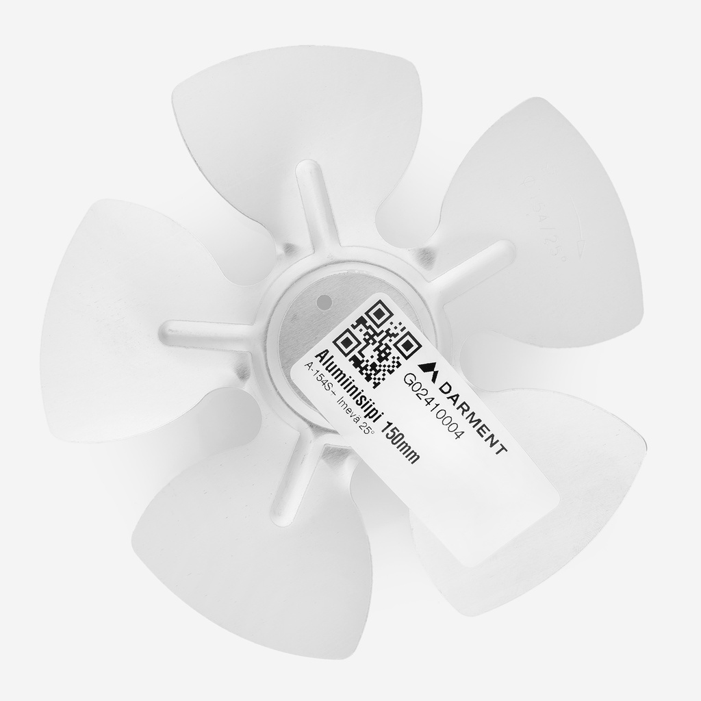 Alumiinisiipi 150mm A-154S+ Imevä 25° 