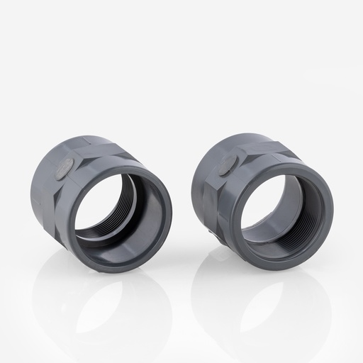 [C02471602] Connection for drip tray PVC 63x2" F/F 50111044