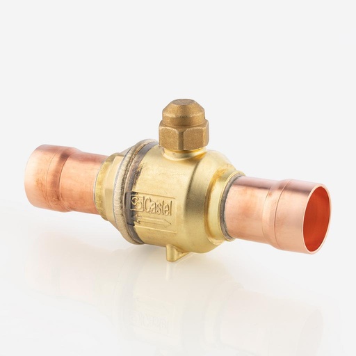 [D03231018] Ball valve Co2 80bar 2.1/8"-54mm ODS