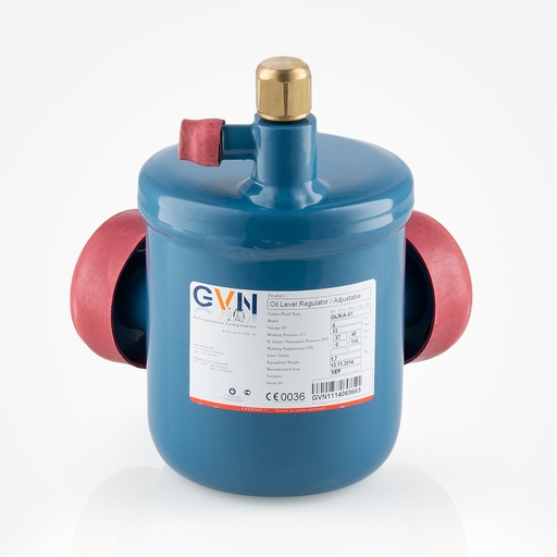 [D07021004] Oil level regulator adjustable   OLR/A-01 flange-connection