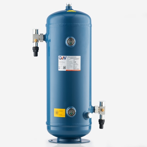 [D14011068] Varaaja pysty 20L 2xnäkölasilla rotalock lähtö: 1 1/4" 45bar