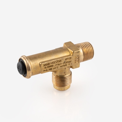 [D15011007] Varoventtiili 1/2"-NPT 5/8"-SAE 3060/45C25 25bar