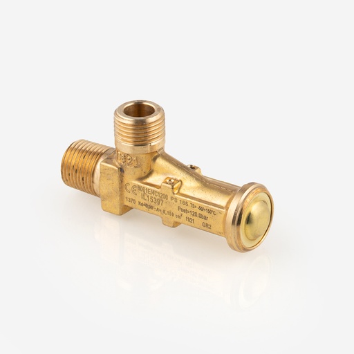 [D15011049] Safety valve 1/2"NPT - 1/2" SAE  3061E/4C1200 120bar